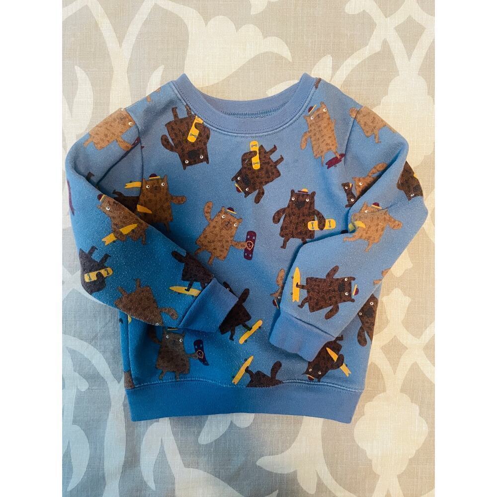 Garanimals sz 24M skateboarding bear sweater